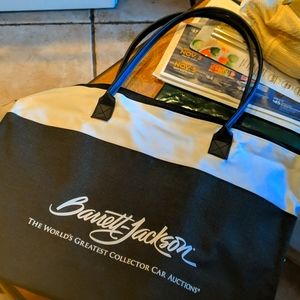 NWOT Barrett-Jackson Auto Auction Large Zip Bag